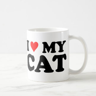 Ich Liebe meine Katze Kaffeetasse