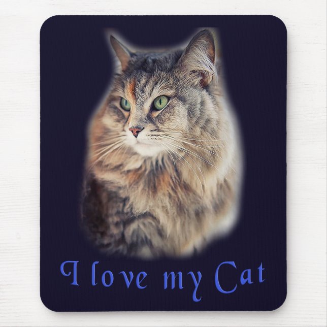 Ich liebe meine Katze  Mousepad (Vorne)
