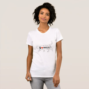 Ich liebe meine Katze – Süßes Katzenliebhaber-Desi T-Shirt