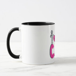 Ich liebe meine Katze – Süßes Katzenliebhaber-Desi Tasse