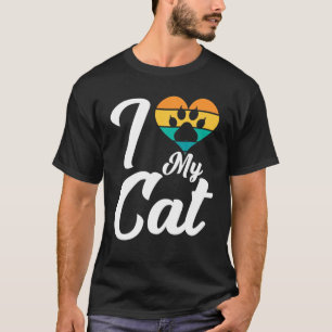 Ich Liebe meine Katze T-Shirt