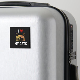 Ich liebe meine Katzen Magnet