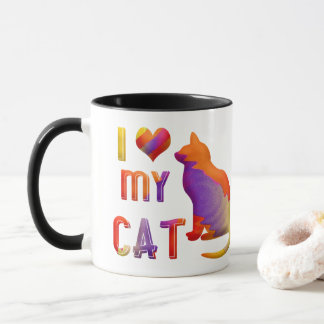 Ich Liebe meine KatzenTasse Tasse