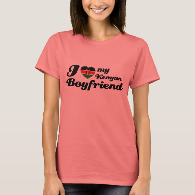 Ich Liebe meine kenyanische Freundin T-Shirt (Vorderseite)
