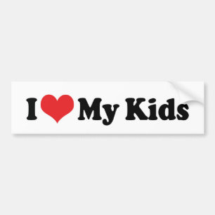 Ich liebe meine Kinder Aufkleber Autoaufkleber