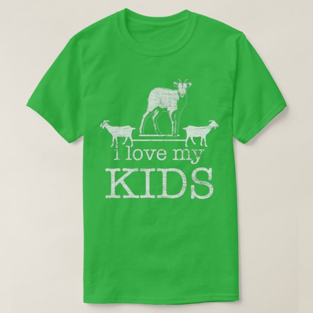 Ich Liebe meine Kindziege (2) T-Shirt (Design vorne)
