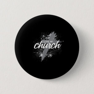 Ich liebe meine Kirche - Midland New Life Vineyard Button