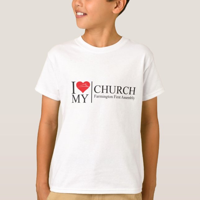 Ich Liebe meine Kirche T-Shirt (Vorderseite)