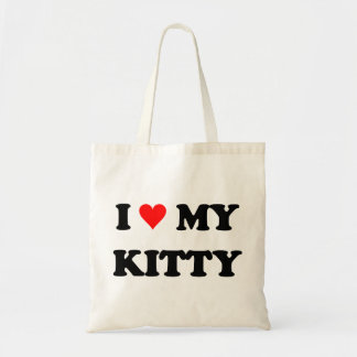 Ich liebe meine Kitty Tragetasche