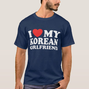 Ich Liebe meine koreanische Freundin T-Shirt
