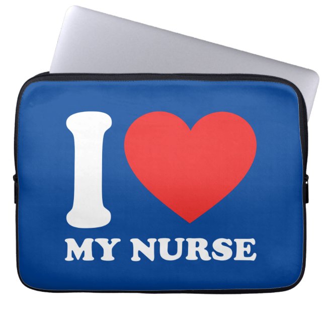 Ich Liebe meine Krankenschwester Laptopschutzhülle (Vorderseite)