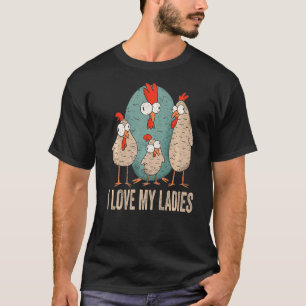 Ich Liebe meine Ladys Farm Animal Bauer Funny Chic T-Shirt