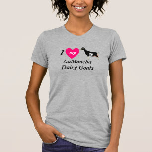 Ich Liebe meine LaMancha-Milchziegen T-Shirt