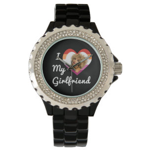 Ich liebe meine lesbische Freundin Stolz Maßgeschn Armbanduhr