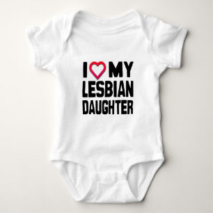 Ich liebe meine lesbische Tochter -.png Baby Strampler