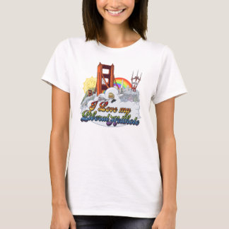 Ich Liebe meine liberale Höllenfrauenfrau T - Shir T-Shirt