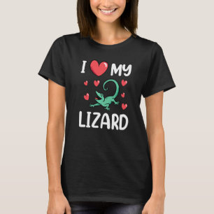 Ich Liebe meine Lizard Lizards Gecko Animal T-Shirt
