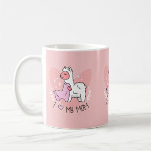 Ich liebe meine Mama Alpaka-Tasse Kaffeetasse