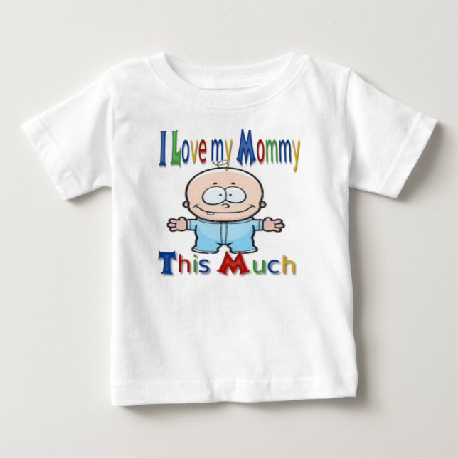 Ich Liebe meine Mama Baby T-shirt (Vorderseite)