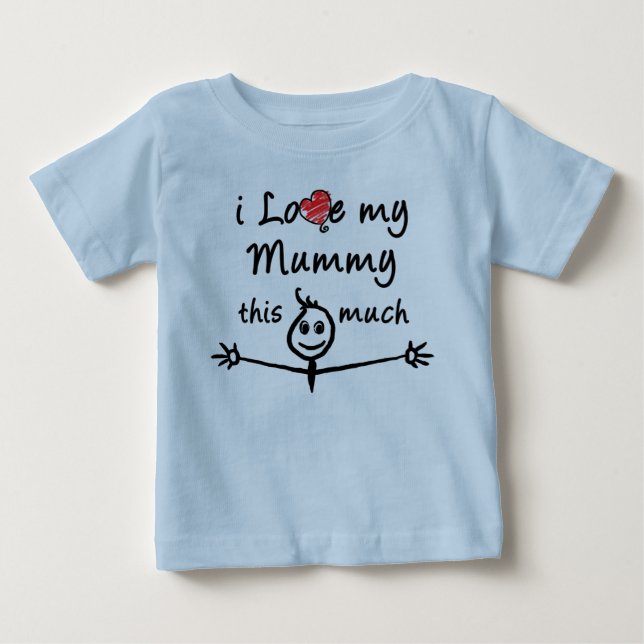 Ich Liebe meine Mama! Baby T-shirt (Vorderseite)