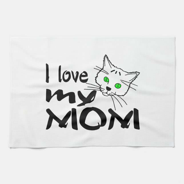 Ich Liebe meine Mama Handtuch (Horizontal)