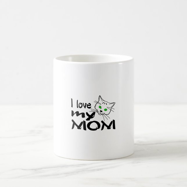 Ich Liebe meine Mama Kaffeetasse (Mittel)