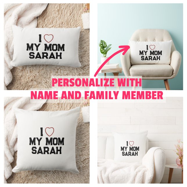 Ich Liebe meine Mama Kissen (I Love My Mom Throw Pillow
)