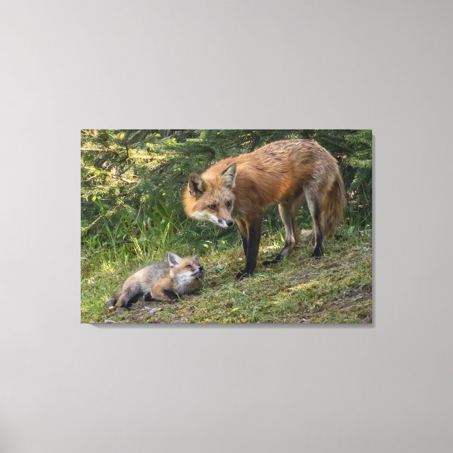 Ich Liebe meine Mama Leinwanddruck (Vorderseite)