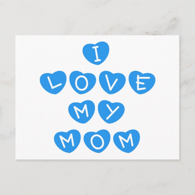 Ich Liebe meine Mama Postkarte (Vorderseite)