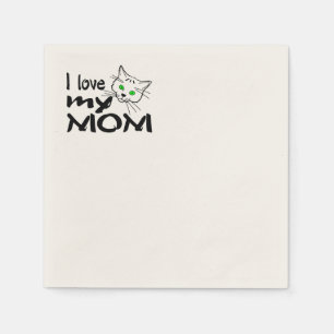 Ich Liebe meine Mama Serviette