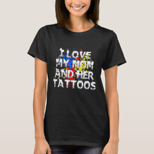 Ich Liebe meine Mama und ihre Tattoos Splatoon Tin T-Shirt