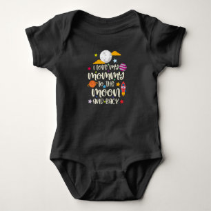 Ich Liebe meine Mami auf den Mond und zurück Baby Strampler