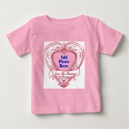 Ich Liebe meine Mami! Foto Red Hearts Baby T-shirt