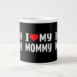 Ich liebe meine Mami Lustig für Mutter Mama Jumbo-Tasse