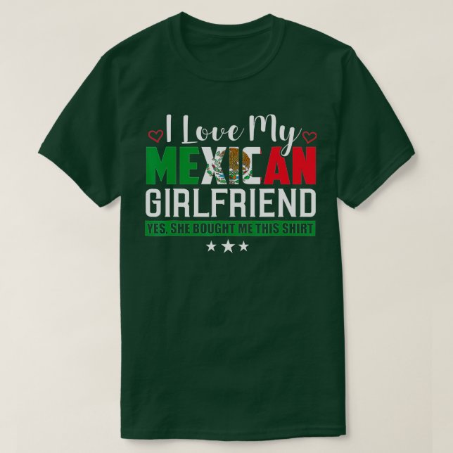 Ich Liebe meine mexikanische Freundin Sarcastic Me T-Shirt (Design vorne)