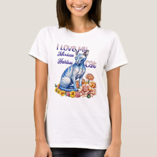 Ich Liebe meine mexikanische Frischkatze T-Shirt