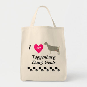 Ich Liebe meine Milchziegen aus Toggenburg Tragetasche