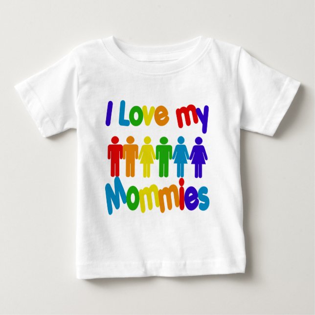 Ich Liebe meine Mommies Baby T-shirt (Vorderseite)