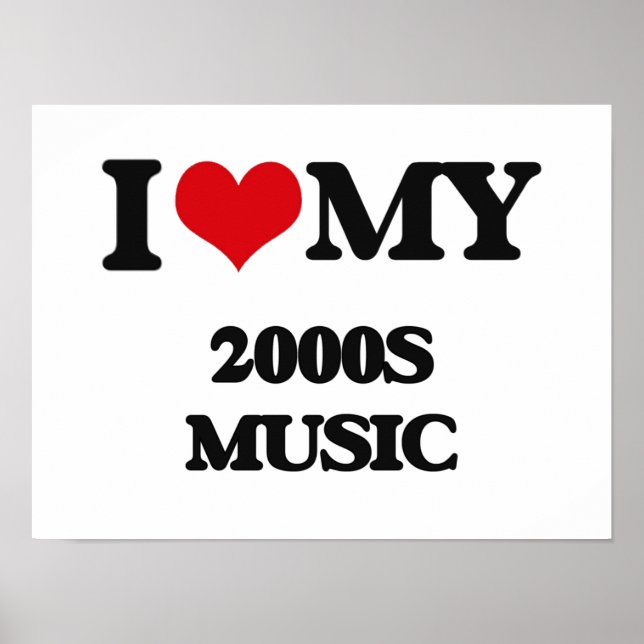 Ich Liebe meine MUSIK 2000ER Poster (Vorne)