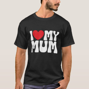Ich Liebe meine Mutter, ich höre meine Mama Männer T-Shirt