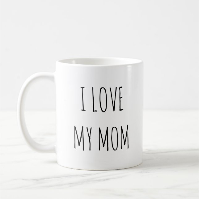 Ich liebe meine Mutter  Kaffeetasse (Links)