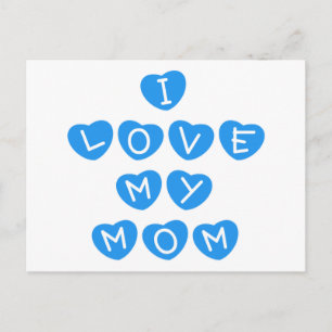 Ich liebe meine Mutter Postkarte