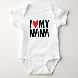 Ich Liebe meine Nana Hand Zeichnung, ich Liebe mei Baby Strampler