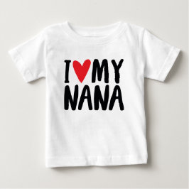 Ich Liebe meine Nana Hand Zeichnung, ich Liebe mei Baby T-shirt