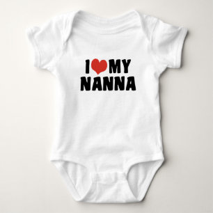 Ich Liebe meine Nanna Baby Strampler