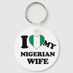 Ich Liebe meine nigerianische Ehefrau Schlüsselanhänger