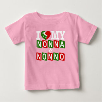 Ich liebe meine Nonna & Nonno Baby T-Shirt