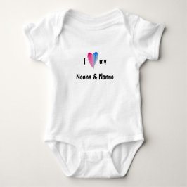 Ich Liebe meine Nonna und den Babyanzug Nonno Baby Strampler