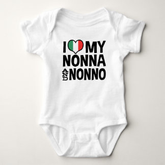Ich Liebe Meine Nonna und Nonno Baby Strampler