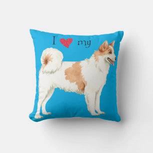 Ich Liebe meine Norrbottenspets Kissen